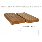 Thermowood borovice LunaDeck 2 26 x 117mm