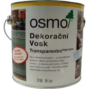 Dekorační vosk transparentní 2,5l Osmo Color