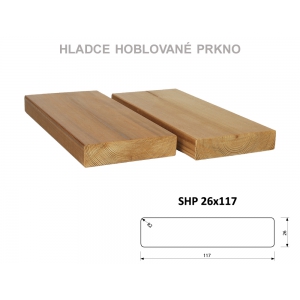 Thermowood hranol borovice SHP 26x117x3000 mm