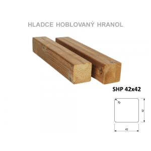 Thermowood hranol borovice SHP 42x42x3000 mm