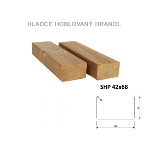 Thermowood hranol borovice SHP 42x68x3000 mm