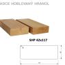 hoblovaný hranol SHP 42x117 mm hoblovaný hranol SHP 42x117 mm