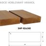 hoblovaný hranol SHP 42x140 mm hoblovaný hranol SHP 42x140 mm
